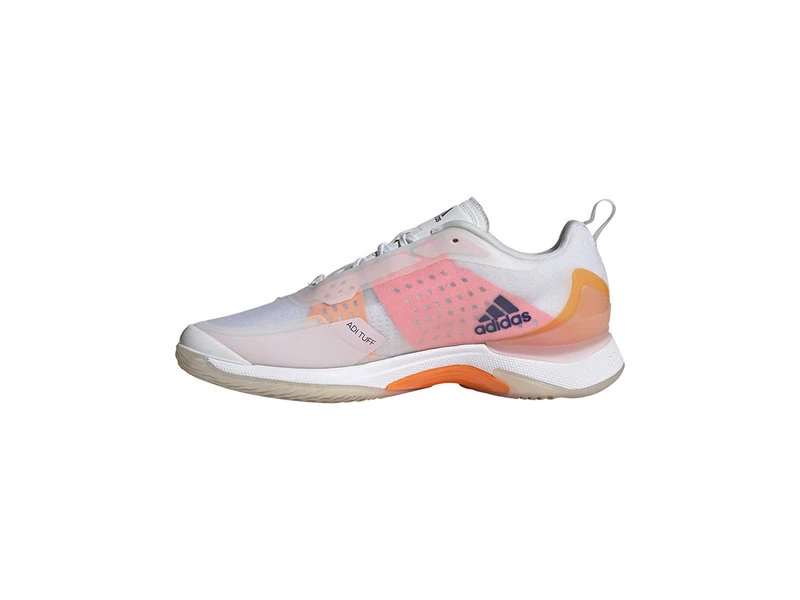 Adidas Adidas Avacourt White/Indigo/Orange Women's Shoe 4 Adidas Adidas Avacourt White/Indigo/Orange Women's Shoe - Image 2