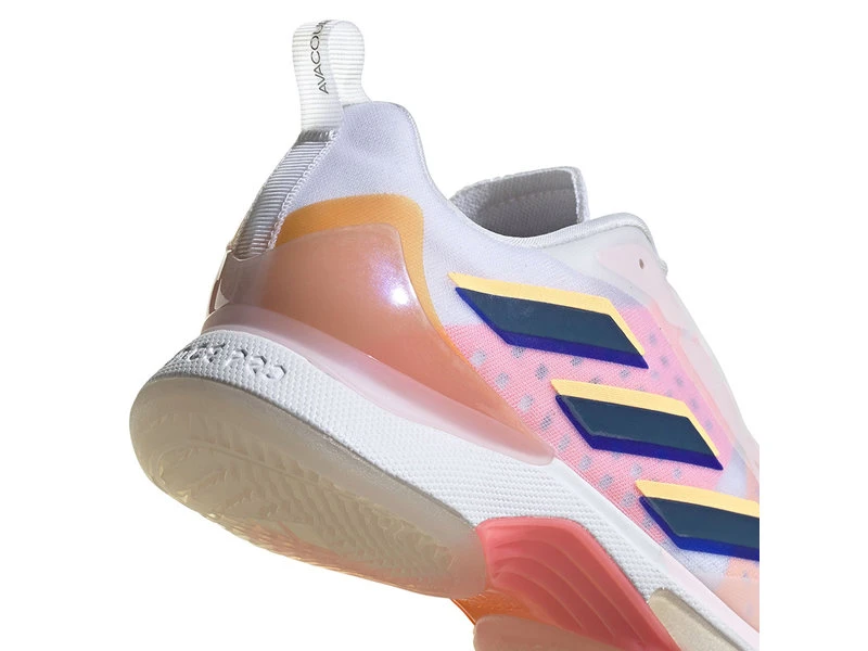 Adidas Adidas Avacourt White/Indigo/Orange Women's Shoe 7 Adidas Adidas Avacourt White/Indigo/Orange Women's Shoe - Image 5