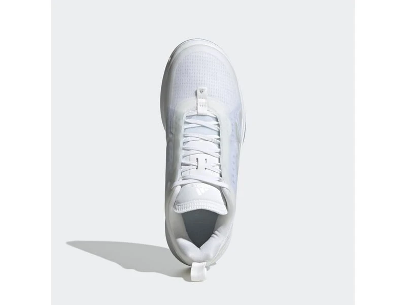 Adidas Adidas Avacourt White/Silver Women's Shoe 5 Adidas Adidas Avacourt White/Silver Women's Shoe - Image 3