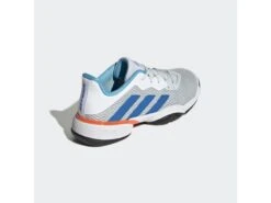 Adidas Adidas Barricade Junior Tennis Shoe- Grey/White/Blue 12 Adidas Adidas Barricade Junior Tennis Shoe- Grey/White/Blue -Pickleball Equip Store adidas adidas barricade junior tennis shoe grey wh 4