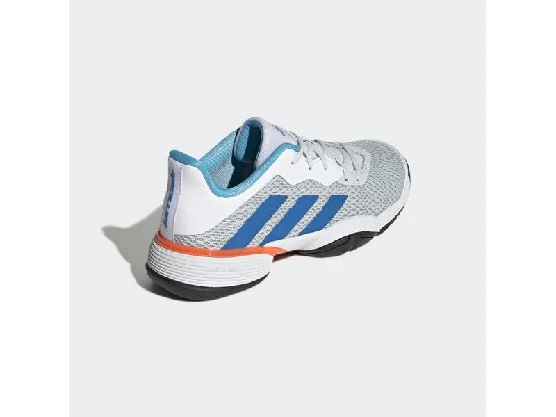 Adidas Adidas Barricade Junior Tennis Shoe- Grey/White/Blue 7 Adidas Adidas Barricade Junior Tennis Shoe- Grey/White/Blue - Image 5