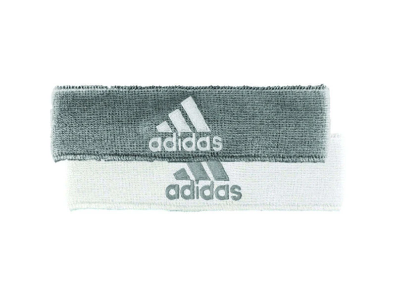 Adidas Adidas Climalite Interval Headband Reversible Grey/White 3 Adidas Adidas Climalite Interval Headband Reversible Grey/White
