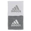 Adidas Adidas Interval Reversible Wristband White/Grey 2 Adidas Adidas Interval Reversible Wristband White/Grey -Pickleball Equip Store adidas adidas interval reversible wristband white