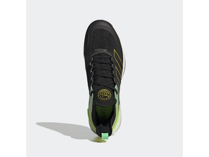 Adidas Adizero Ubersonic 4 Clay Black/Green 4 Adidas Adizero Ubersonic 4 Clay Black/Green - Image 2