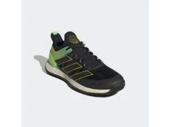 Adidas Adizero Ubersonic 4 Clay Black/Green 11 Adidas Adizero Ubersonic 4 Clay Black/Green -Pickleball Equip Store adidas adizero ubersonic 4 clay black green 3