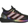 Adidas Adizero Ubersonic 4 HEAT Black/Silver Men's Shoe 2 Adidas Adizero Ubersonic 4 HEAT Black/Silver Men's Shoe -Pickleball Equip Store adidas adizero ubersonic 4 heat black silver mens