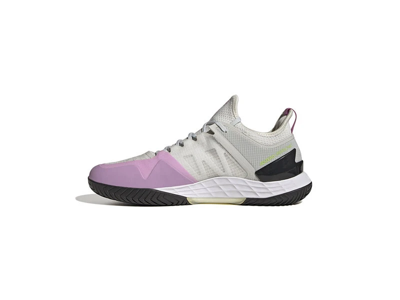Adidas Adizero Ubersonic 4 HEAT White/Purple/Green Men's Shoe 4 Adidas Adizero Ubersonic 4 HEAT White/Purple/Green Men's Shoe - Image 2