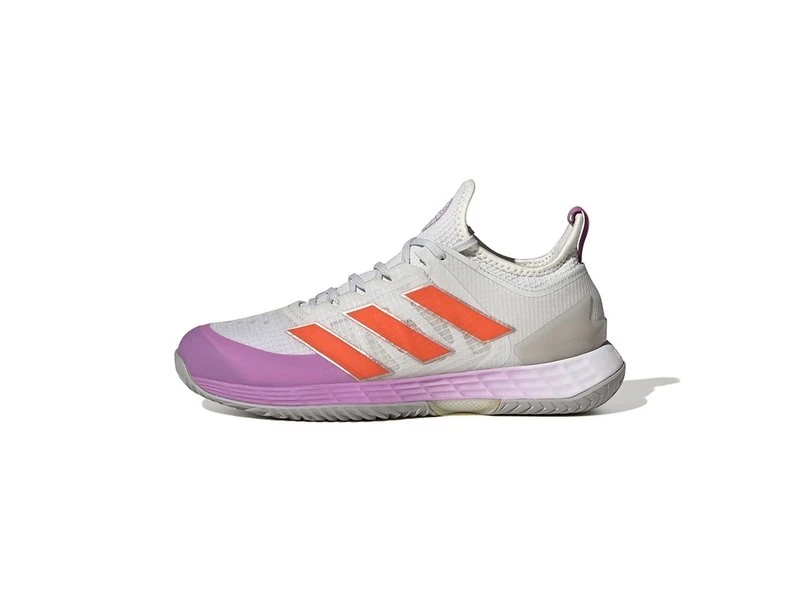 Adidas Adizero Ubersonic 4 White/Purple/Orange Women's Shoe 3 Adidas Adizero Ubersonic 4 White/Purple/Orange Women's Shoe