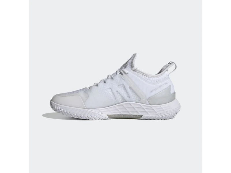 Adidas Adizero Ubersonic 4 White/Silver Women's Shoe 8 Adidas Adizero Ubersonic 4 White/Silver Women's Shoe - Image 6