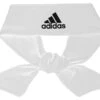 Adidas Alphaskin Tie Headband White -Pickleball Equip Store adidas alphaskin tie headband white