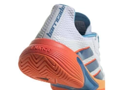 Adidas Barricade M White/Orange/Blue -Pickleball Equip Store adidas barricade m white orange blue 4