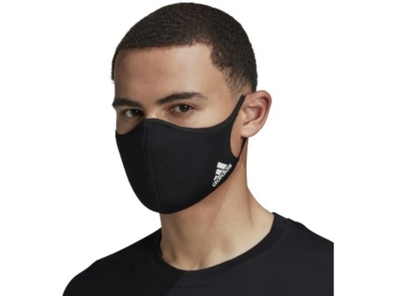 Adidas Face CVR Masks Med/LG 3 Pack Black 4 Adidas Face CVR Masks Med/LG 3 Pack Black - Image 2