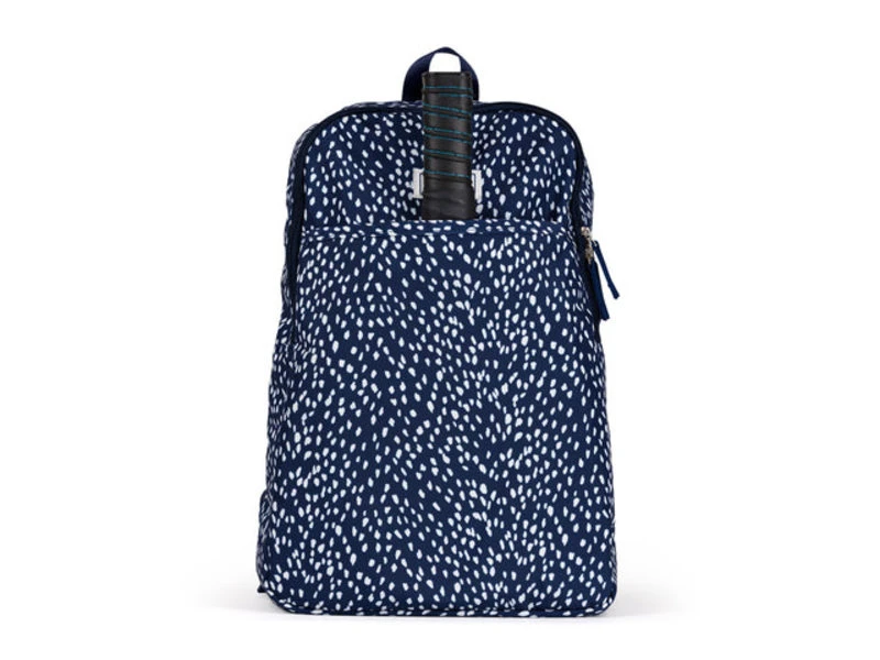Ame & Lulu Drop Shot Pickleball Backpack Navy Antelope 3 Ame & Lulu Drop Shot Pickleball Backpack Navy Antelope