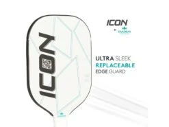 Pickleball Equip Store -Pickleball Equip Store diadem icon midweight pickleball paddle white 1