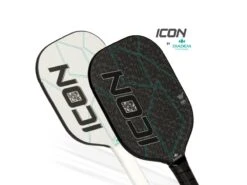 Diadem Icon MidWeight Pickleball Paddle White -Pickleball Equip Store diadem icon midweight pickleball paddle white 3