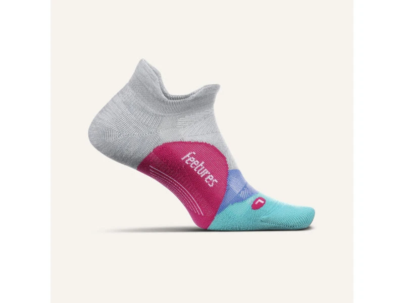 Feetures Elite Light Cushion No Show Tab Socks Go Gray M 3 Feetures Elite Light Cushion No Show Tab Socks Go Gray M