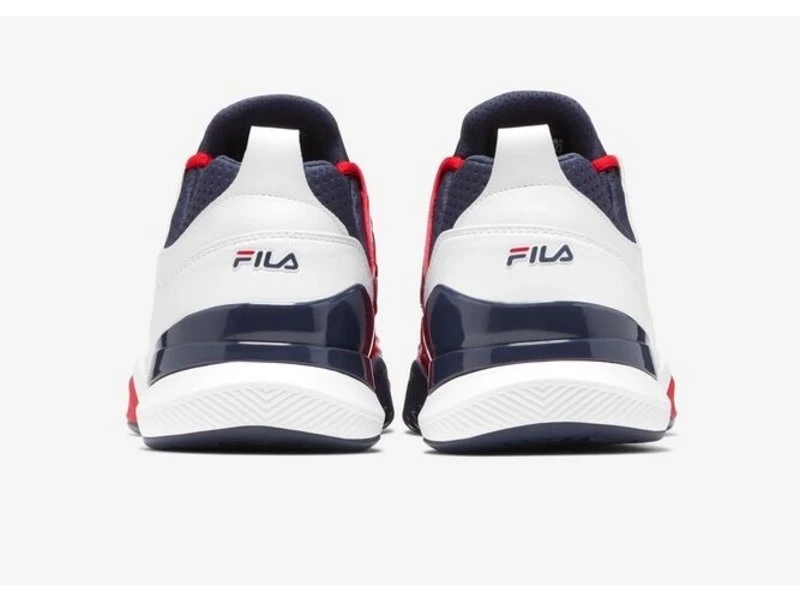 Fila Speedserve Men's Tennis Shoe White/Red/Navy 8 Fila Speedserve Men's Tennis Shoe White/Red/Navy - Image 6