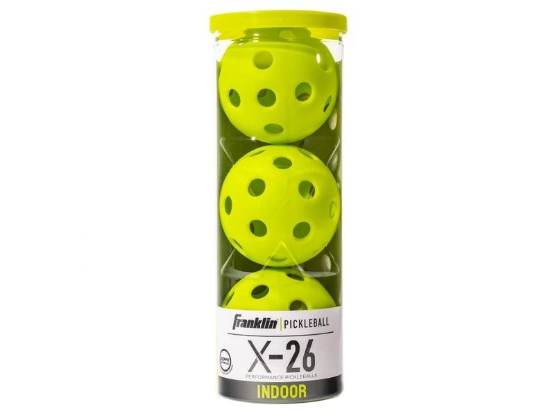 Franklin Franklin X-26 Pickleball X3 Lime Green Indoor 3 Franklin Franklin X-26 Pickleball X3 Lime Green Indoor