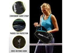 Franklin Protective Paddle Bag Blk/Grn -Pickleball Equip Store franklin protective paddle bag blk grn 4