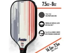 Franklin Signature Pro 13 Mm Pickleball Paddle White -Pickleball Equip Store franklin signature pro 13 mm pickleball paddle whi 3