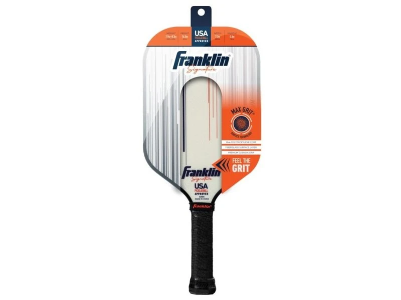 Franklin Signature Pro 16 Mm Pickleball Paddle White 5 Franklin Signature Pro 16 Mm Pickleball Paddle White - Image 3