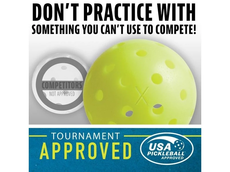 Franklin X-40 Pickleball X6 Yellow 5 Franklin X-40 Pickleball X6 Yellow - Image 3