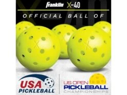 Franklin X-40 Pickleball X6 Yellow 10 Franklin X-40 Pickleball X6 Yellow -Pickleball Equip Store franklin x 40 pickleball x6 yellow 2