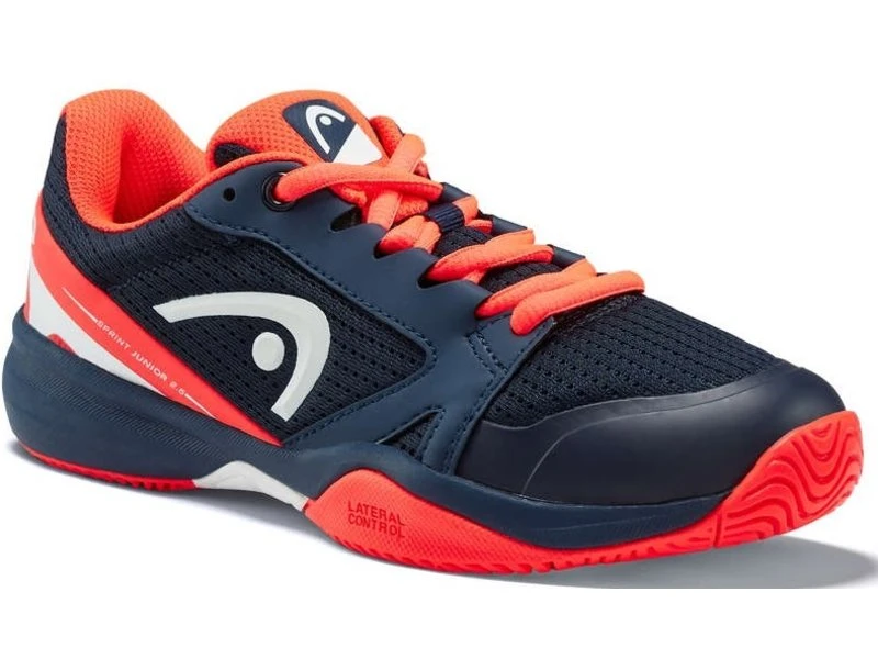 Head Juniors Sprint 2.5 Dark Blue/Neon Red Tennis Shoes 3 Head Juniors Sprint 2.5 Dark Blue/Neon Red Tennis Shoes