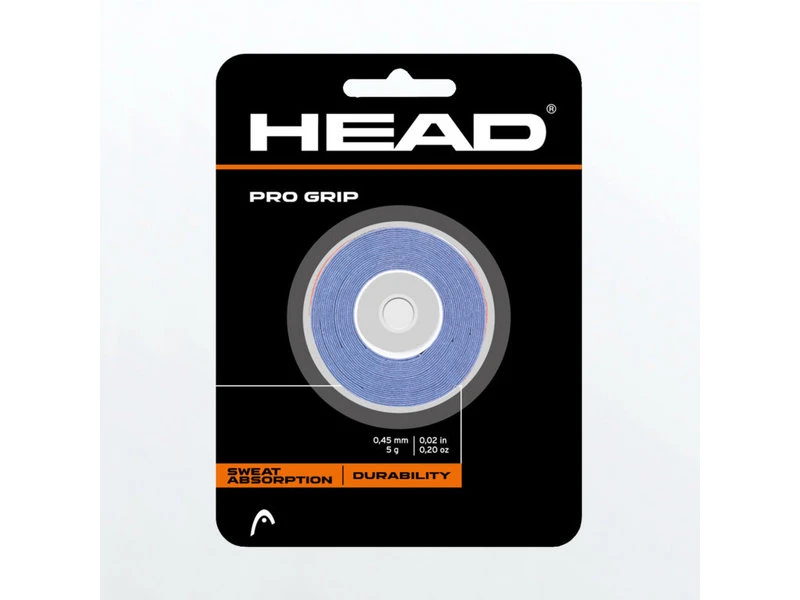 Head Pro Grip Blue Overgrip 3 Head Pro Grip Blue Overgrip