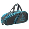 Joola Tour Elite Bag Black/Light Blue -Pickleball Equip Store joola tour elite bag black light blue