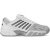 K-Swiss Bigshot Light 3 White/Silver Men's Tennis Shoes -Pickleball Equip Store k swiss bigshot light 3 white silver mens tennis s