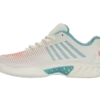 K-Swiss Hypercourt Express 2 Blanc/Blue/Desert Flower Women's Shoe -Pickleball Equip Store k swiss hypercourt express 2 blanc blue desert flo