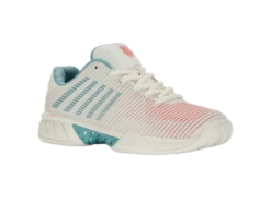 K-Swiss Hypercourt Express 2 Blanc/Blue/Desert Flower Women's Shoe 10 K-Swiss Hypercourt Express 2 Blanc/Blue/Desert Flower Women's Shoe -Pickleball Equip Store k swiss hypercourt express 2 blanc blue desert flo 2
