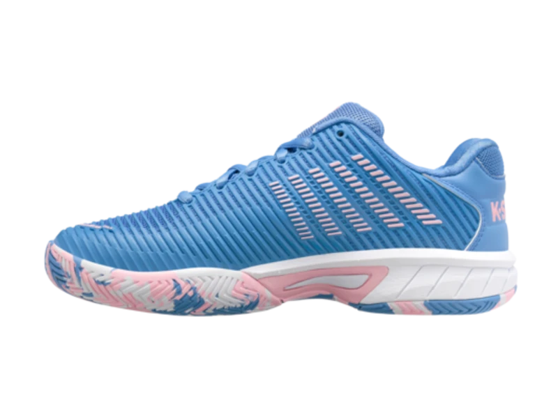 K-Swiss Hypercourt Express 2 Blue/Pink/White Junior Shoe 7 K-Swiss Hypercourt Express 2 Blue/Pink/White Junior Shoe - Image 5