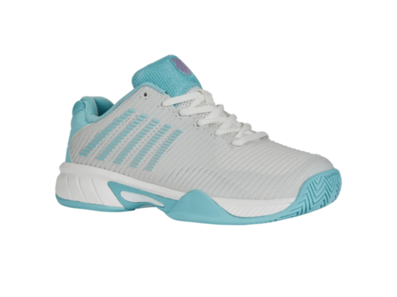 K-Swiss Hypercourt Express 2 Bright White/Angel Blue Junior Shoe 4 K-Swiss Hypercourt Express 2 Bright White/Angel Blue Junior Shoe - Image 2