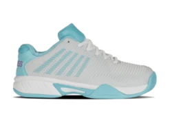 K-Swiss Hypercourt Express 2 Bright White/Angel Blue Junior Shoe