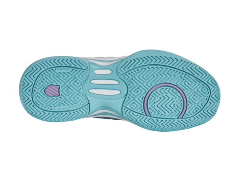 K-Swiss Hypercourt Express 2 Bright White/Angel Blue Junior Shoe 8 K-Swiss Hypercourt Express 2 Bright White/Angel Blue Junior Shoe - Image 6