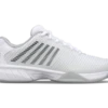 K-Swiss Hypercourt Express 2 Gray/White Junior Shoe 1 K-Swiss Hypercourt Express 2 Gray/White Junior Shoe -Pickleball Equip Store k swiss hypercourt express 2 gray white junior sho