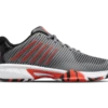 K-Swiss Hypercourt Express 2 Grey/White/Orange Junior Shoe -Pickleball Equip Store k swiss hypercourt express 2 grey white orange jun