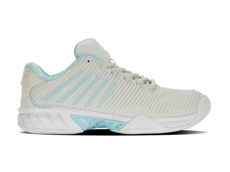 K-Swiss Hypercourt Express 2 Wide Grey/Blue Women's Shoe 4 K-Swiss Hypercourt Express 2 Wide Grey/Blue Women's Shoe - Image 2
