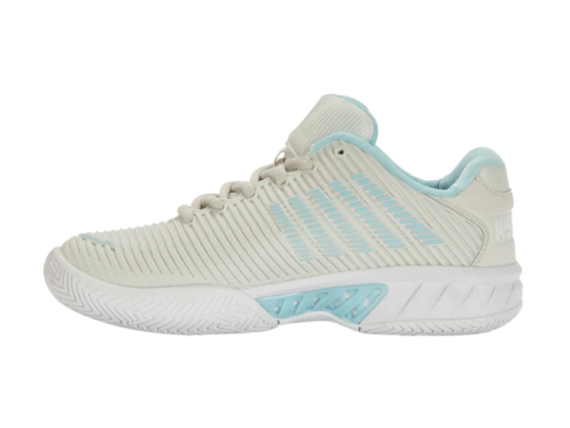 K-Swiss Hypercourt Express 2 Wide Grey/Blue Women's Shoe 3 K-Swiss Hypercourt Express 2 Wide Grey/Blue Women's Shoe