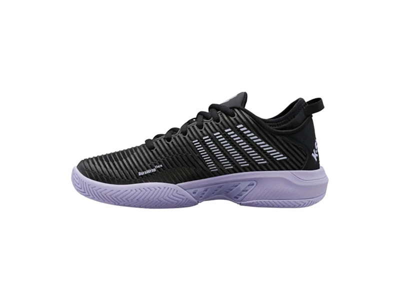 K-Swiss Hypercourt Supreme Black/Purple Women's Shoes 4 K-Swiss Hypercourt Supreme Black/Purple Women's Shoes - Image 2