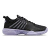K-Swiss Hypercourt Supreme Black/Purple Women's Shoes -Pickleball Equip Store k swiss hypercourt supreme black purple womens sho