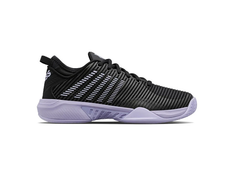 K-Swiss Hypercourt Supreme Black/Purple Women's Shoes 3 K-Swiss Hypercourt Supreme Black/Purple Women's Shoes