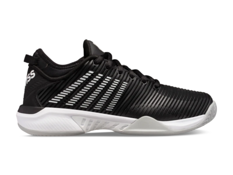 K-Swiss Hypercourt Supreme Black/White Women's Shoes 4 K-Swiss Hypercourt Supreme Black/White Women's Shoes - Image 2