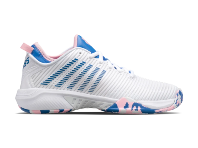 K-Swiss Hypercourt Supreme White/Blue/Pink Women's Shoes 4 K-Swiss Hypercourt Supreme White/Blue/Pink Women's Shoes - Image 2