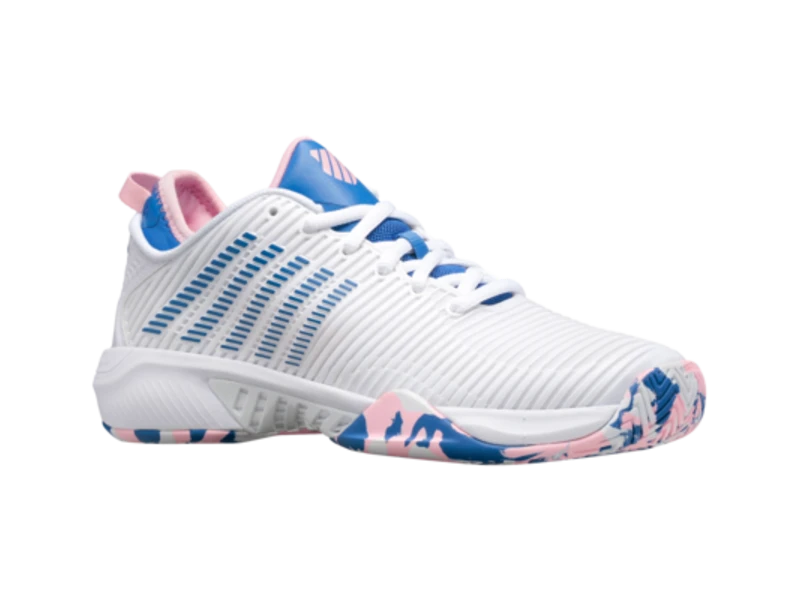 K-Swiss Hypercourt Supreme White/Blue/Pink Women's Shoes 5 K-Swiss Hypercourt Supreme White/Blue/Pink Women's Shoes - Image 3