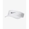 Nike Dri-FIT AeroBill Featherlight Visor-White 2 Nike Dri-FIT AeroBill Featherlight Visor-White -Pickleball Equip Store nike dri fit aerobill featherlight visor white