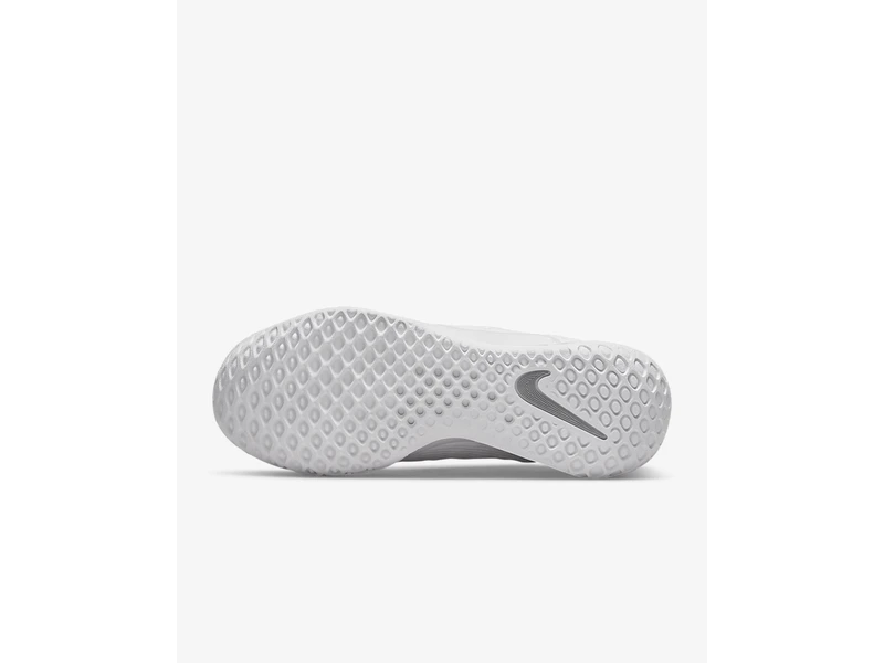 Nike Nike Zoom Court NXT Women's Shoe- White/Silver 5 Nike Nike Zoom Court NXT Women's Shoe- White/Silver - Image 3