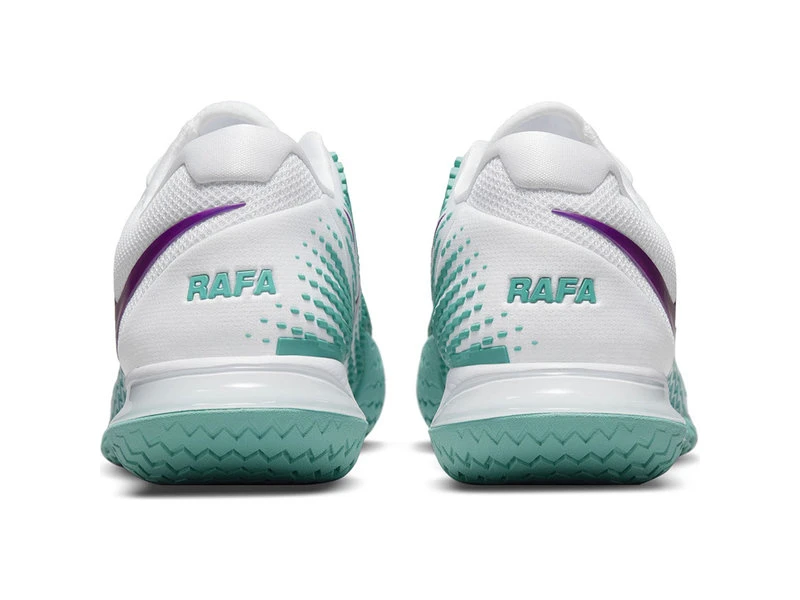 Nike Vapor Cage 4 Rafa White/Plum/Teal 6 Nike Vapor Cage 4 Rafa White/Plum/Teal - Image 4